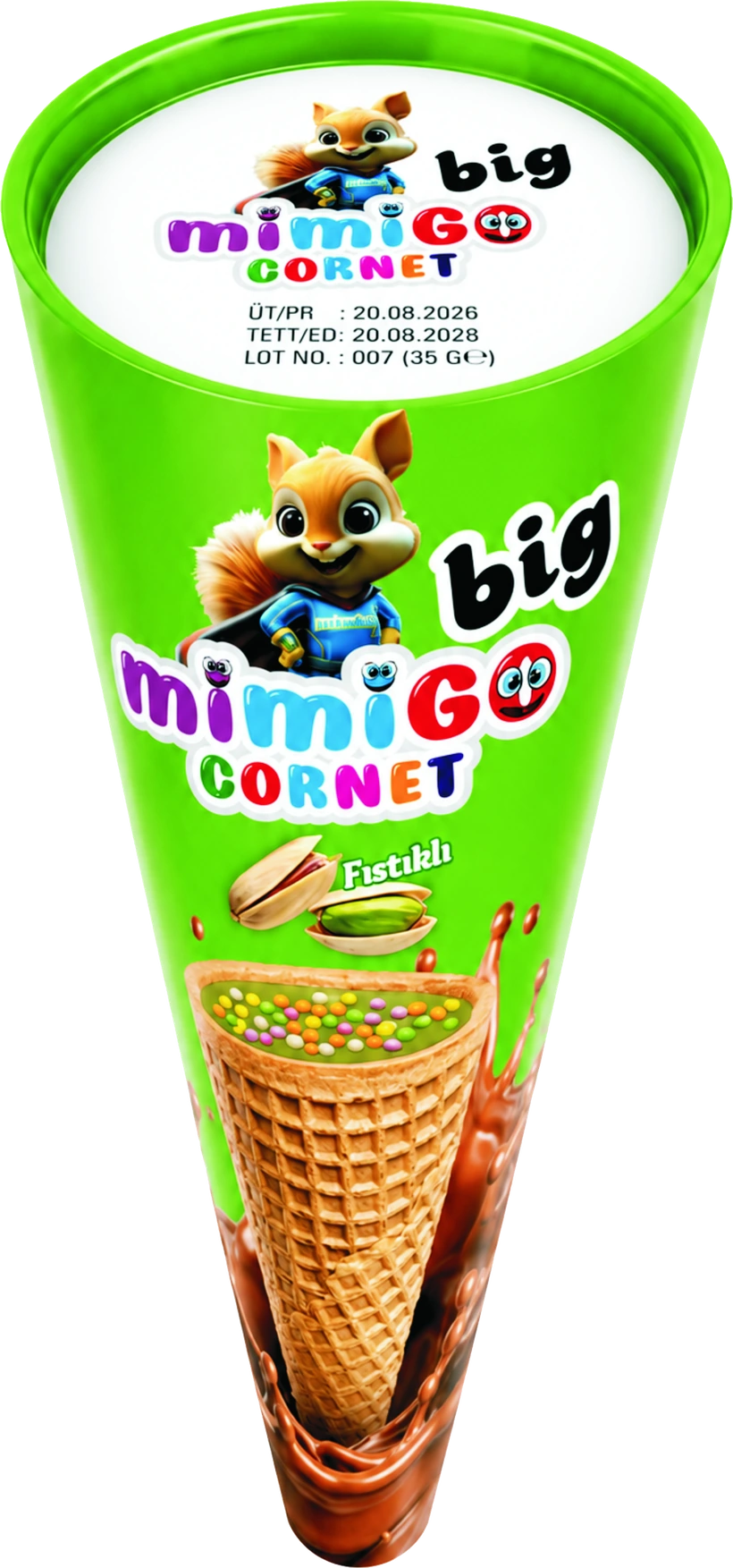 mimiGO Cornet BIG Fıstıklı