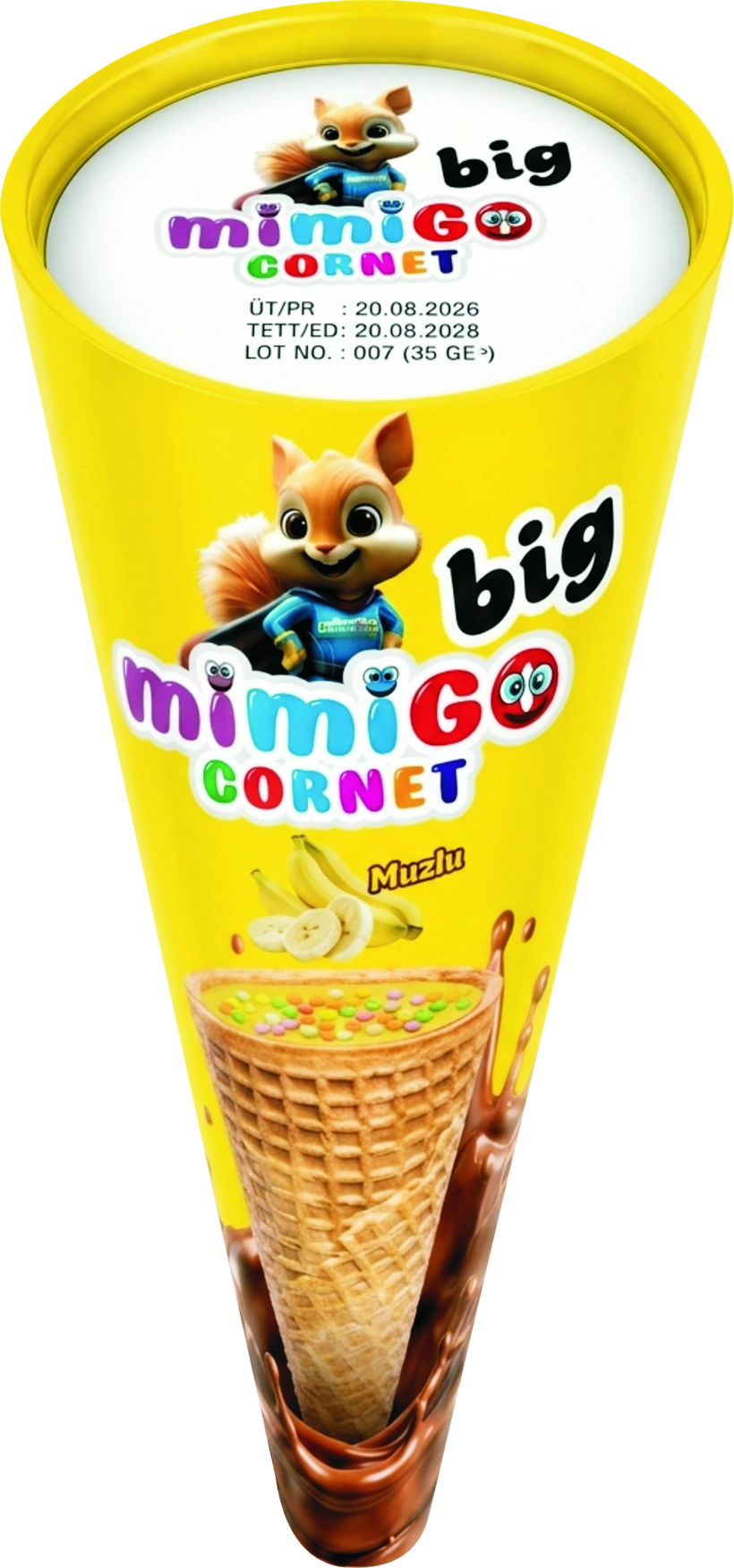 mimiGO Cornet BIG Muzlu