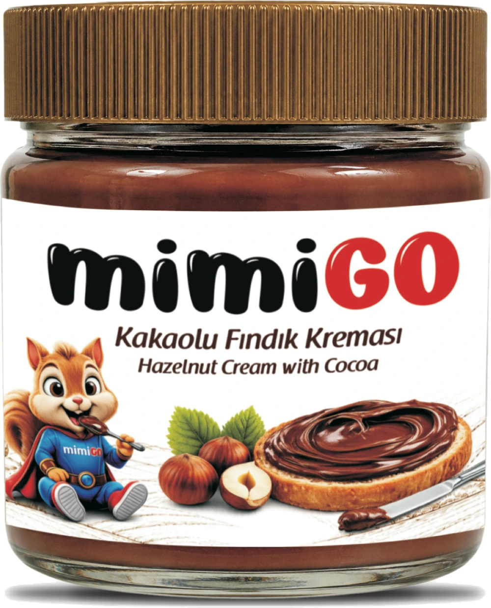 mimiGO Kakaolu Fındık Kreması kavanozu