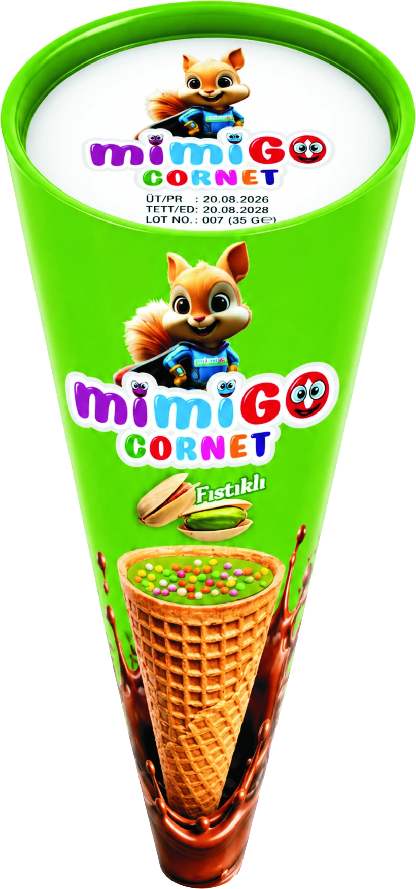 mimiGO Cornet Fıstıklı